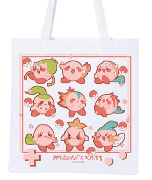 pokemon x kirby tote