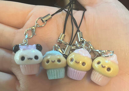 Handmade Baked Clay Charms