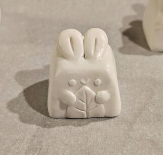 original craft mochi bunny smiles