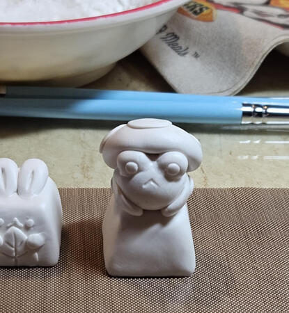 original craft mushroom frog